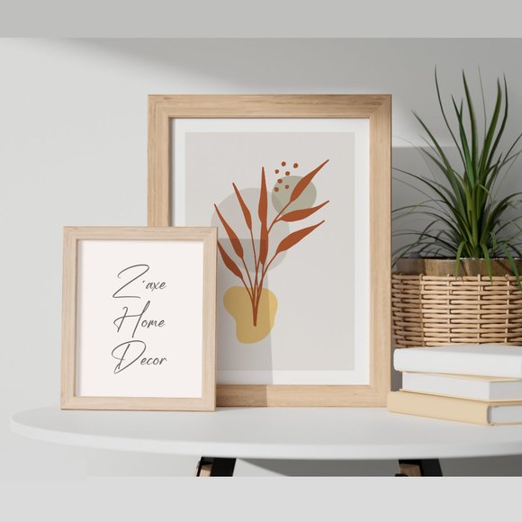 Modern Minimalist Abstract Nature Boho Wall Art Print Home Decor [No Frame] - Picture 5 of 6